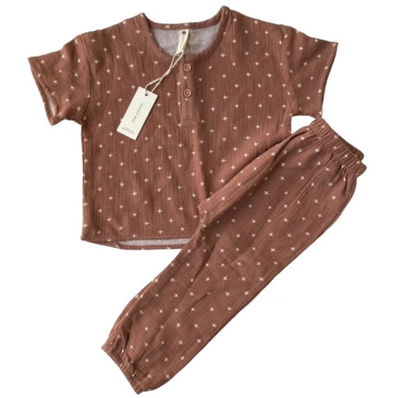 Quincy Mae Organic Cotton Gauze Set and Top 2 - 3 years - Picture 3 of 7